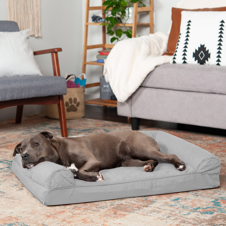 FurHaven Quilted Full Support Solid Orthopedic Sofa Dog Bed & Reviews